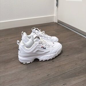 Fila Girls White Disruptor